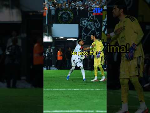 LEITURA LABIAL! NEYMAR PROVOCA ROSSI APÓS FAZER GOL DE PÊNALTI EM SANTOS X FLAMENGO!