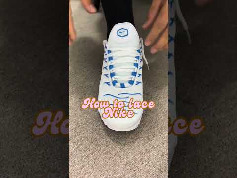 The Best Way to Lace Nike TN Air Max Plus #niketn #nikeairmaxplus #shoelaces #shoelacetying #lacing