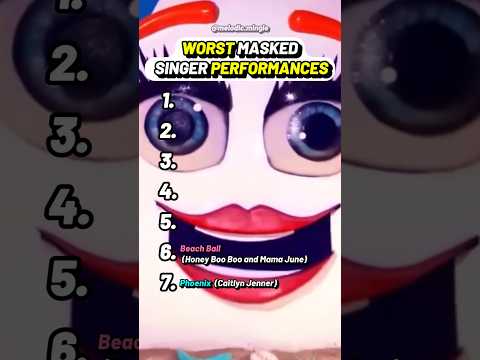 WORST Masked Singer Performances #TheMaskedSinger #MaskedSingerReveal #MaskedSingerLive