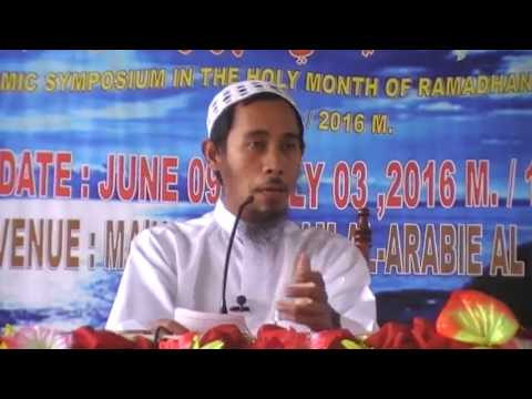 "Pagpangadjih ha mga Hadith sin Rasulullah" | Ustz. Muadz Qalbi
