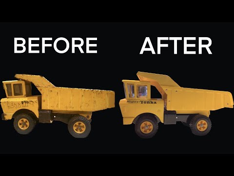 Restoring a Vintage 1965 Tonka Dump Truck - Mighty Tonka
