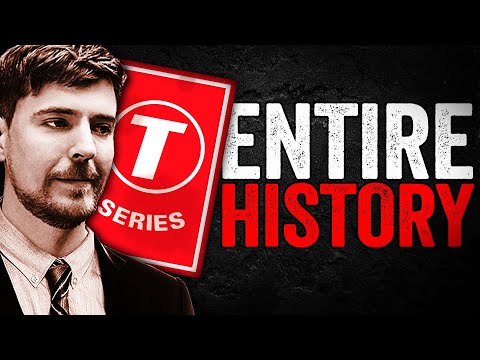 The Entire History of MrBeast VS T-Series