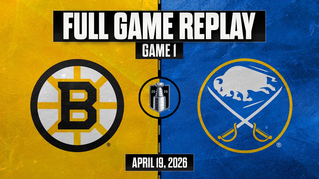 Playoffs RETURN to Buffalo! Bruins vs. Sabres | Full Game Replay | April 19, 2026
