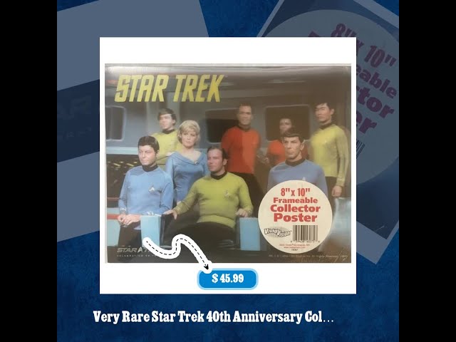 Vídeo relacionado con Star Trek: The Original Series Vintage Enterprise Poster Camiseta