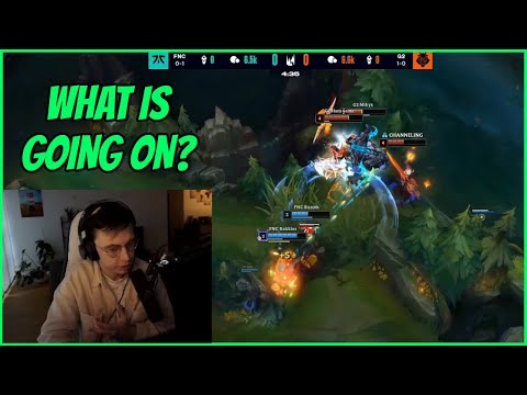 Caedrel Reacts To FNATIC's Incident VS G2