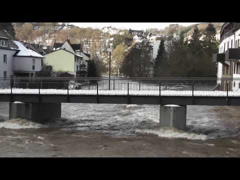 Kyllburg Eifel - Hochwasser an der Kyll