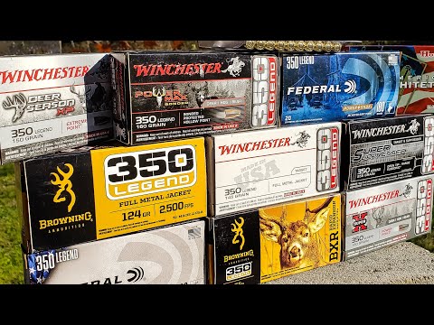 350 Legend Federal PowerShok 180gr Ballistics Gel Ammo Test