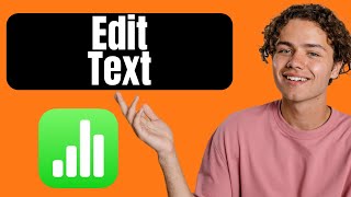 How to Edit Text in Apple Numbers Spreadsheet
