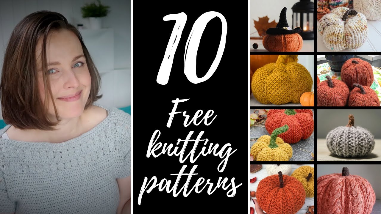 PUMPKINS 10 FREE knitting patterns
