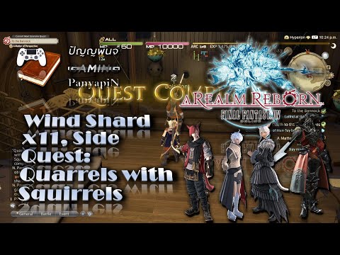 Wind Shard x11, Side Quest: Quarrels with Squirrels | Final Fantasy XIV