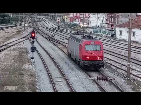 CP MEDWAY CAPTRAIN e IP comboios no entroncamento 