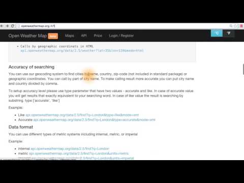 02 Review Data Provided by Open Weather Map