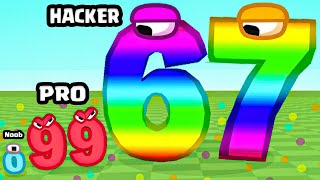 Growing a Number 67 to MAX LEVEL BRAINROT