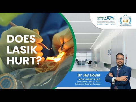 Does LASIK Eye Surgery Hurt? | Dr. Jay Goyal Explains | Surya Eye Institute
