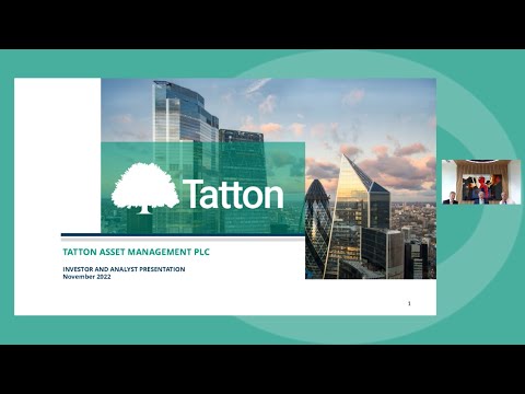 Tatton Asset Management - investor presentation (Nov 2022) - Interim Results