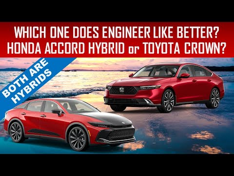 HONDA ACCORD HYBRID vs TOYOTA CROWN HYBRID - WHICH ONE DOES ENGINEER LIKE BETTER?