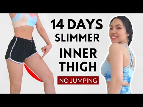 BURN INNER THIGH FAT IN 14 DAYS, lose hip fat, get rid of cellulite, no jumping beginners