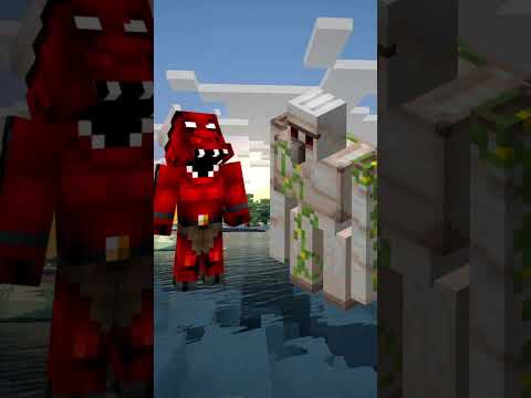 Red Demon VS Random Minecraft Mobs | Red Demon VS Herobrine#shorts #viral #minecraft #congaconga
