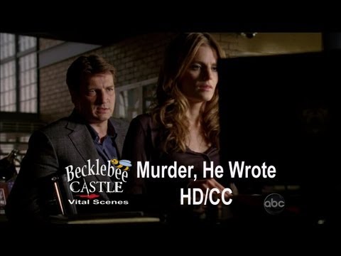 Castle 5x04  "Murder, He Wrote"  Beckett's  Weekend Trip with Her Boyfriend (HD/CC)