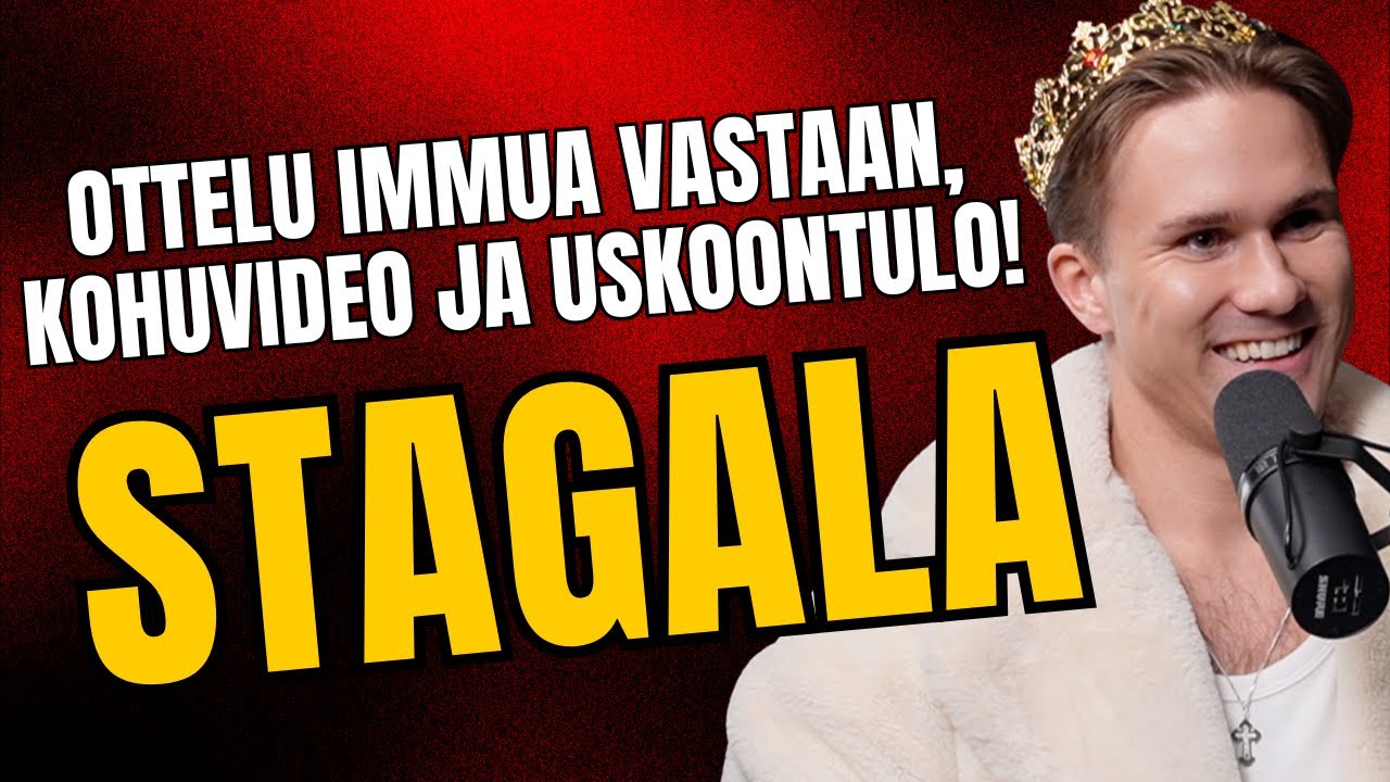 Stagala selittää, mitä oikeasti tarkoitti kohuvideollaan – kertoo myös tulleensa uskoon!