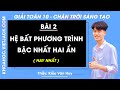 Toán 10 Chân trời sáng tạo Bài 2: Hệ bất phương trình bậc nhất hai ẩn - Giải Toán 10