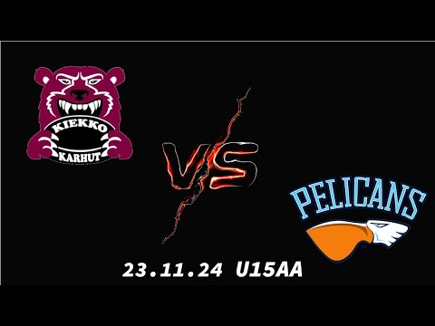 23.11.24 Kiekko-Karhut - Pelicans valk,  U15AA