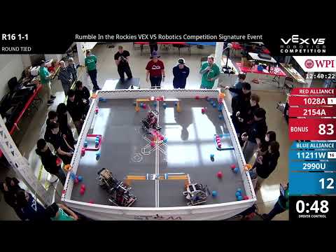 Rumble In the Rockies : Wasatch - R16 #1-1 - 1028A & 2154A vs 11211W & 2990U - Auton + Driver