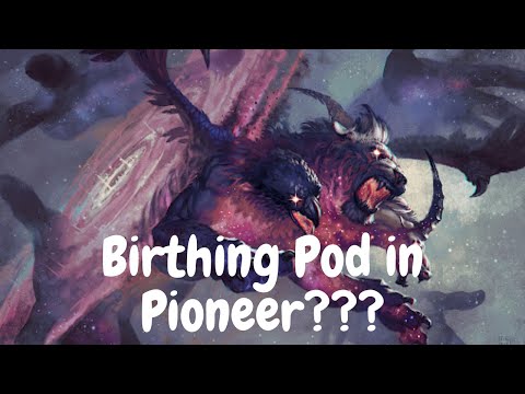 Enigmatic Incarnation doing its best impersonation of Birthing Pod in Pioneer Magic the Gathering