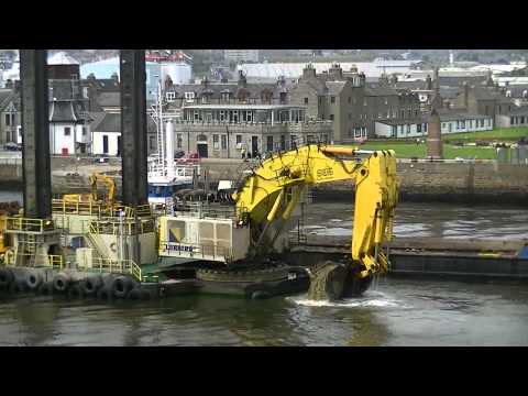 Colossal Marine Excavation with the Liebherr P995 Backhoe on board the Nordic Giant 