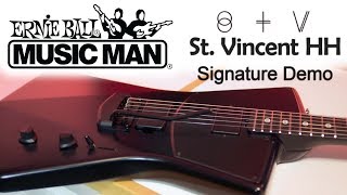Video thumbnail for Ernie Ball Music Man St. Vincent Signature HH Demo by Cooper Carter by Cooper Carter