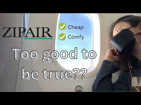 The CHEAPEST flight to Japan: ZIPAIR economy flight review