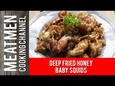 Deep Fried Honey Baby Squids - 蜜汁小鱿鱼