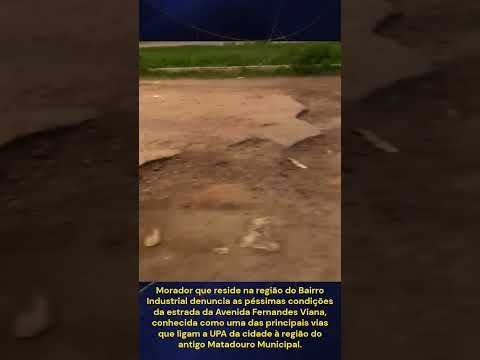 Denúncia em Boquim: moradores relatam péssimas condições das estradas que leva ao bairro industrial