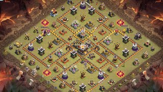 【クラクラ】かまたまごさんの天災クイヒードラゴン TH11全壊