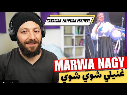 🇨🇦 CANADA REACTS TO Marwa Nagy Ghanily Shway Shway at Canadian Egyptian Festival reaction