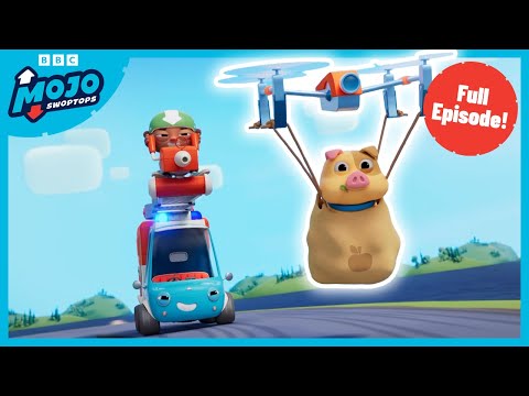 Pigs Might Fly | FULL EPISODE - S1 E11 | Mojo Swoptops - Kids Truck Cartoon