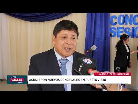 Asumieron los nuevos concejales de Puesto Viejo: la palabra del intendente Marcelo López
