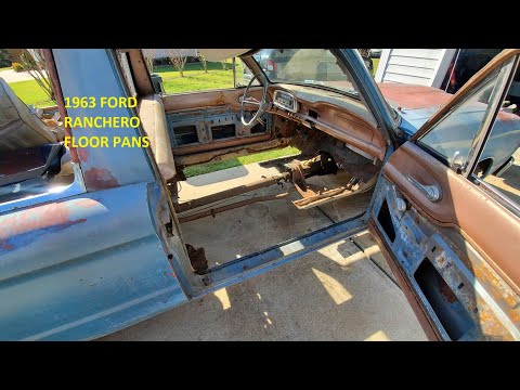 1963 FORD RANCHERO FLOOR PANS , sheet metal, bead rolling, welding