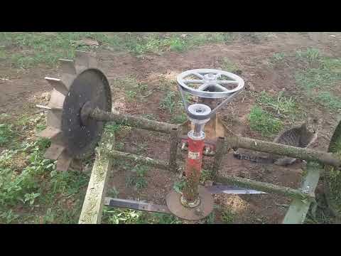 rocadeira de arasto caseira