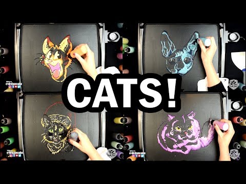 Cats! Pancake Art