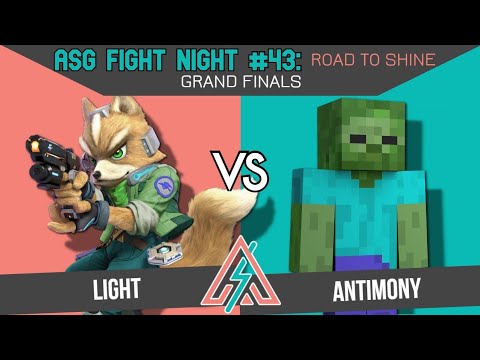ASG 43: Road to Shine GRAND FINALS - Light (Sora/Falco/Fox) vs Antimony (Steve)