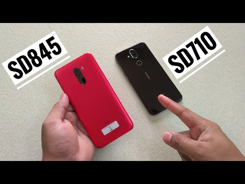 Nokia 8.1 Vs Poco F1 Speed Test Comparison! SD710 Vs SD845?
