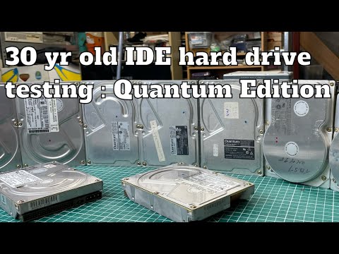 30 yr old Hard Drives : Quantum Edition