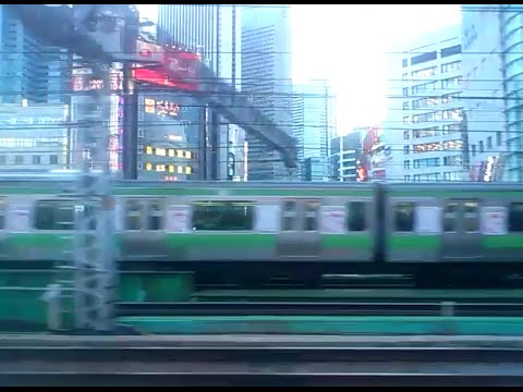 《E257系車窓》中央本線 特急かいじ118号 三鷹～新宿