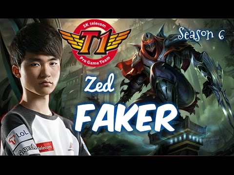 SKT T1 Faker ZED Mid vs LeBlanc - Patch 5.24 KR | League of Legends