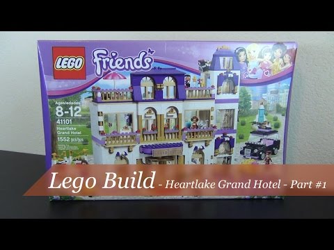 Lego Friends Heartlake Grand Hotel Build Part #1 - Set #41101