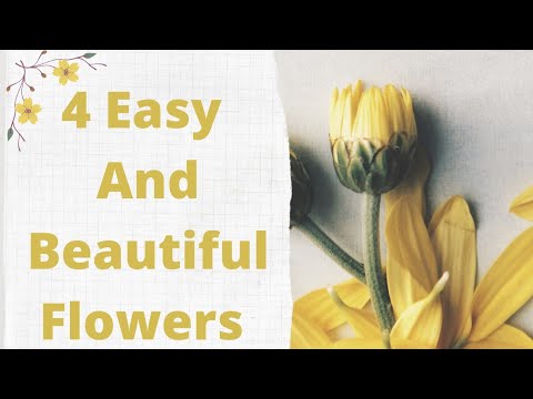 Beautiful flowers making at home