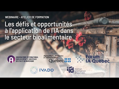 , title : 'Webinaire - Les défis et opportunités à l'application de l'IA dans le secteur bioalimentaire (1/3)'