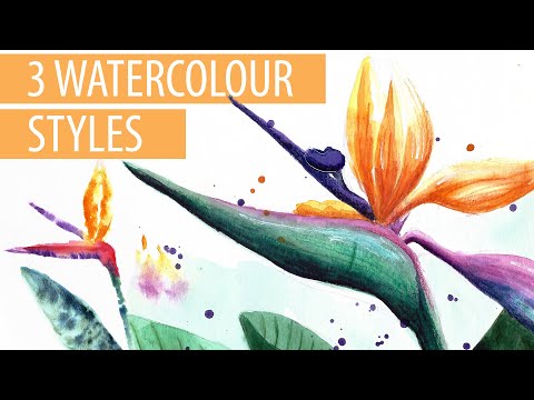 3 Ink & Watercolour Styles To TRY RIGHT NOW! // How to find your art style?