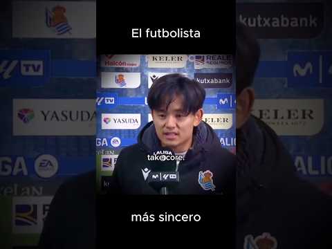 El futbolista más sincero🔥⚽️ Take Kubo #takekubo #futbol #sinceridad #core